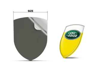 Land Rover Adesivi Logo Aziendali Resistenti Personalizzabili Pro
